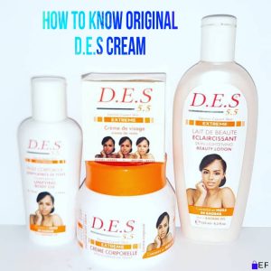 How To Know Original D.e.s Cream